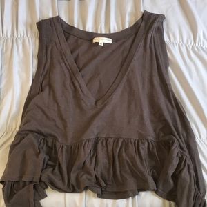 Grey/purple tank top